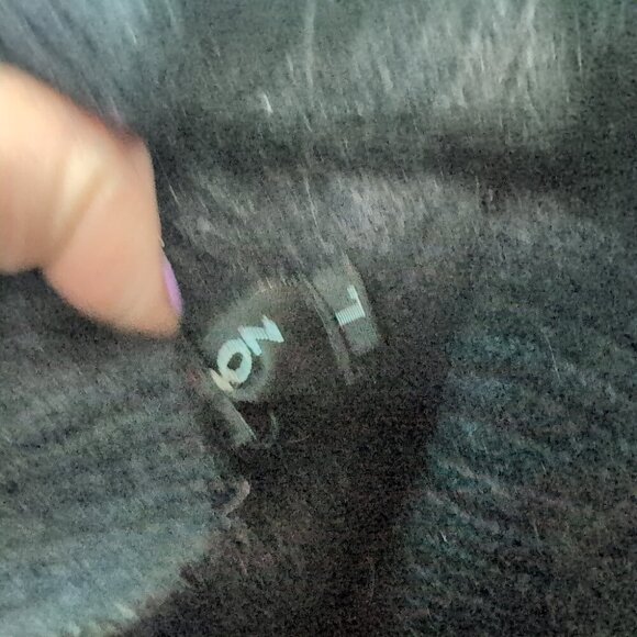 Vtg 80's IB Diffusion Silk Blend Metallic Red Silver Black Geometric Sweater  L - Picture 4 of 7